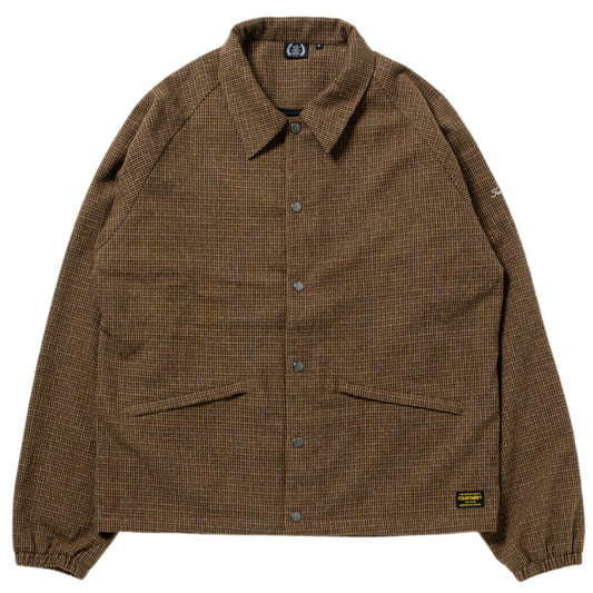 430 FOURTHIRTY WC COACH JACKET コーチジャケット ブラウン 正面 FTY-26-142
