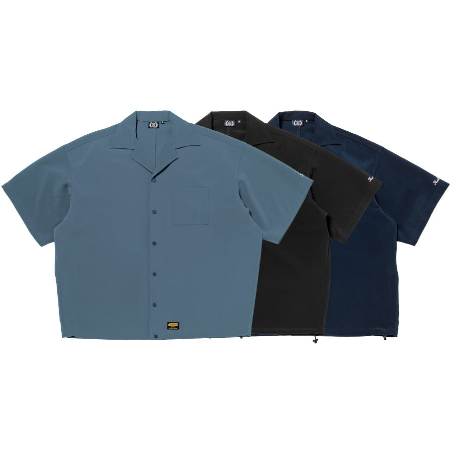 430（フォーサーティ / FOURTHIRTY）S/S POLY OC WIDE SHIRT 半袖