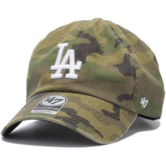 '47 クリーンナップ ロサンゼルス・ドジャース MLB CAMO ウッドランドカモ 左斜め画像
