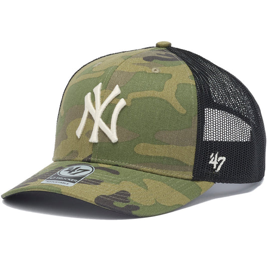 '47 トラッカー ニューヨーク・ヤンキース MLB CAMO ウッドランドカモ メッシュキャップ