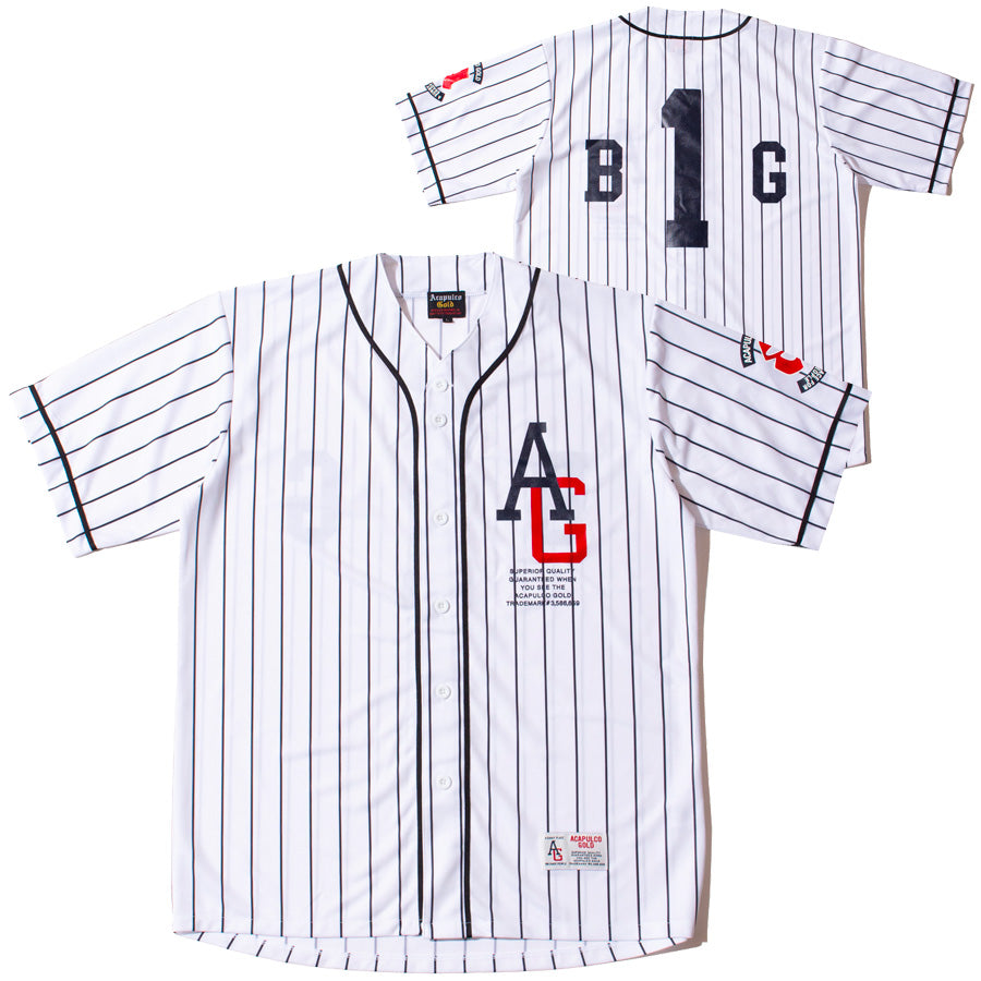 ACAPULCO GOLD ( アカプルコゴールド ) B1G BASEBALL JERSEY ベースボールシャツ