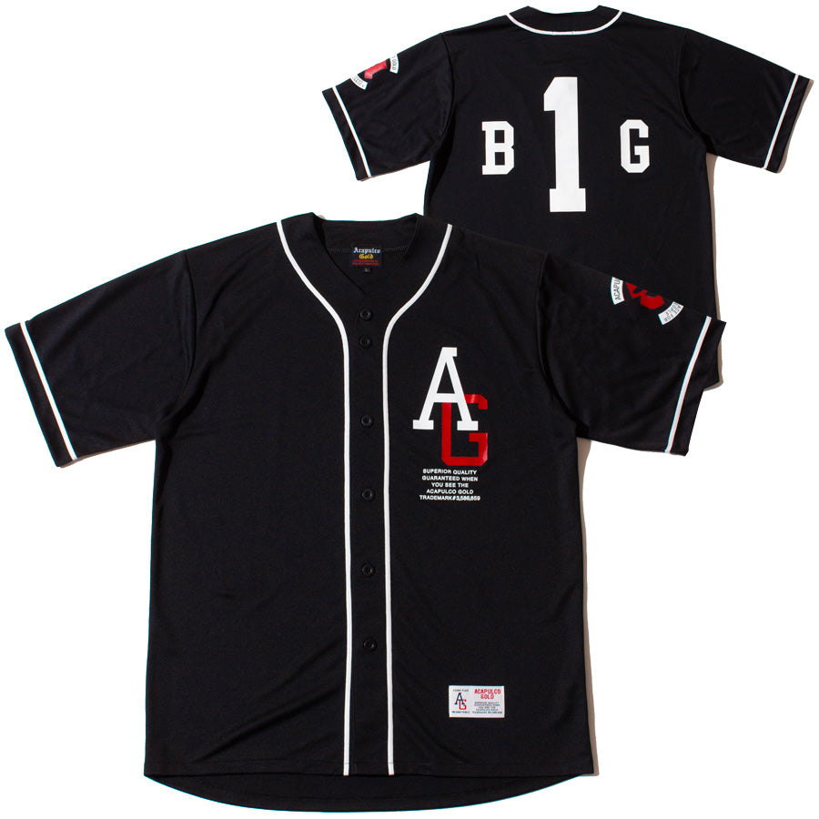 ACAPULCO GOLD ( アカプルコゴールド ) B1G BASEBALL JERSEY ベースボールシャツ
