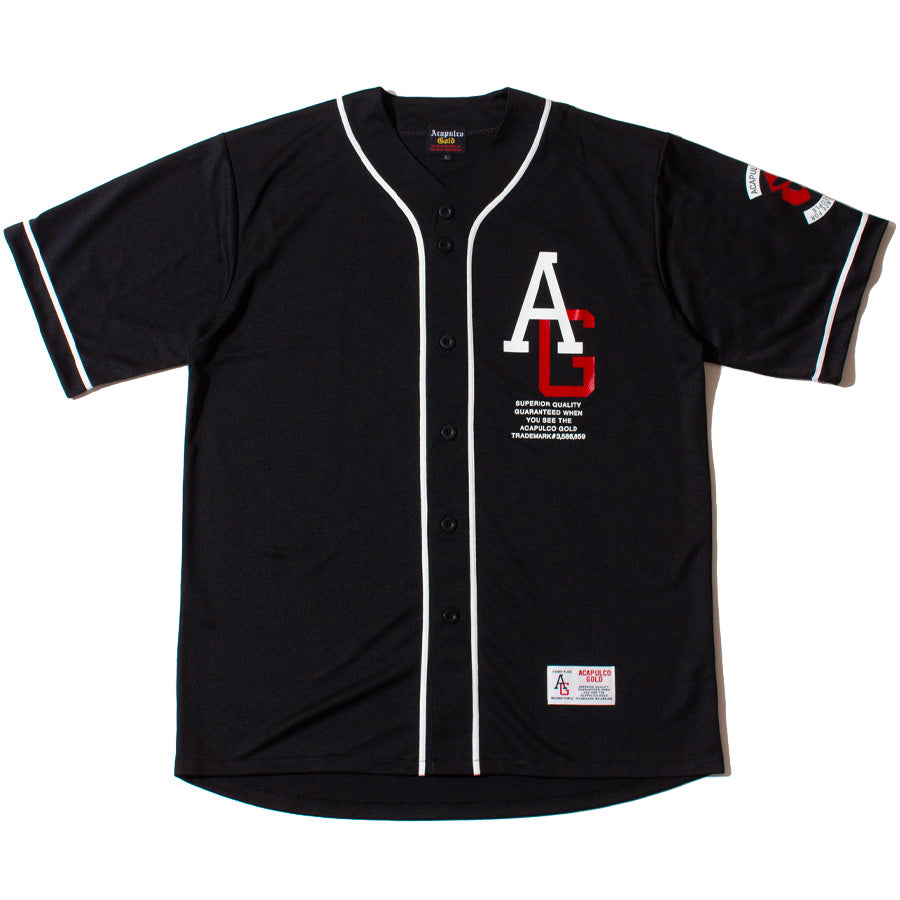 ACAPULCO GOLD ( アカプルコゴールド ) B1G BASEBALL JERSEY ベースボールシャツ