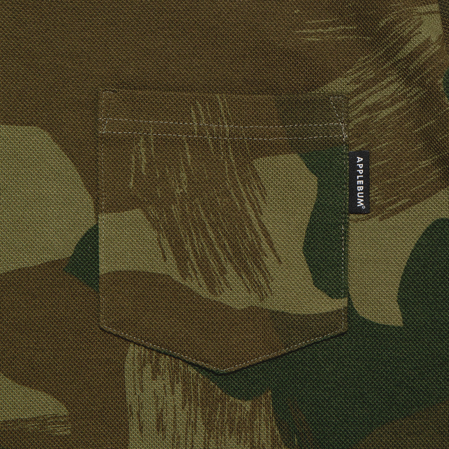 APPLEBUM ( アップルバム ) CAMO L/S POLO SHIRT ポロシャツ 長袖
