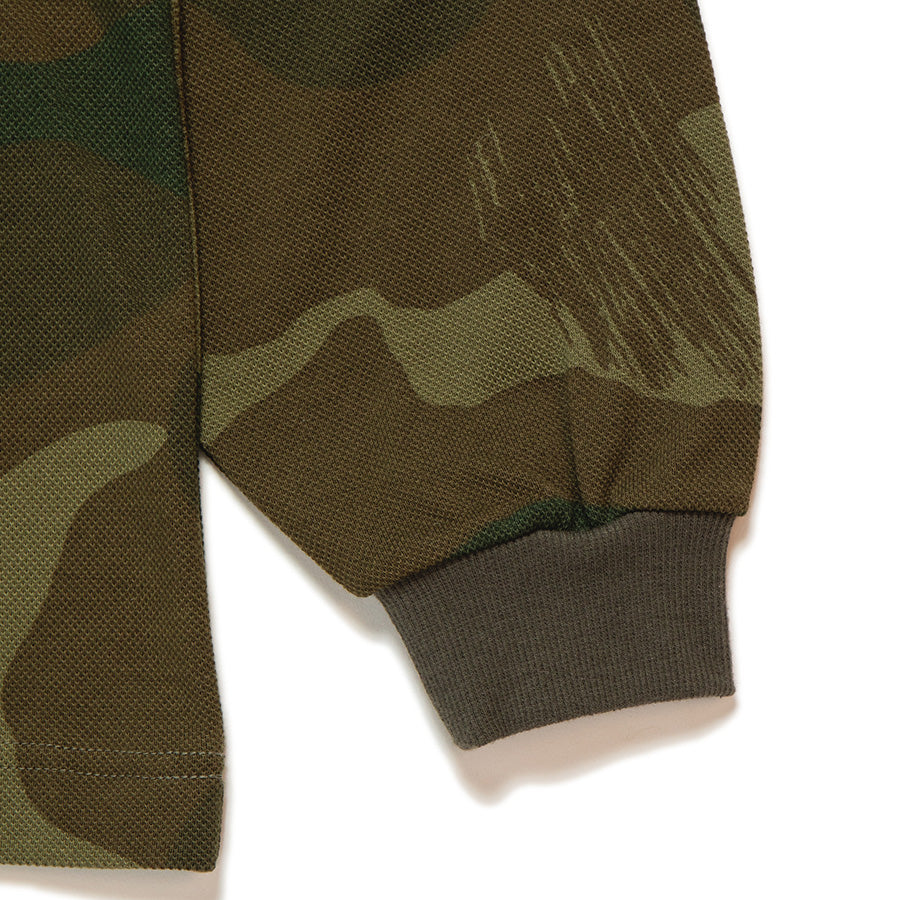 APPLEBUM ( アップルバム ) CAMO L/S POLO SHIRT ポロシャツ 長袖