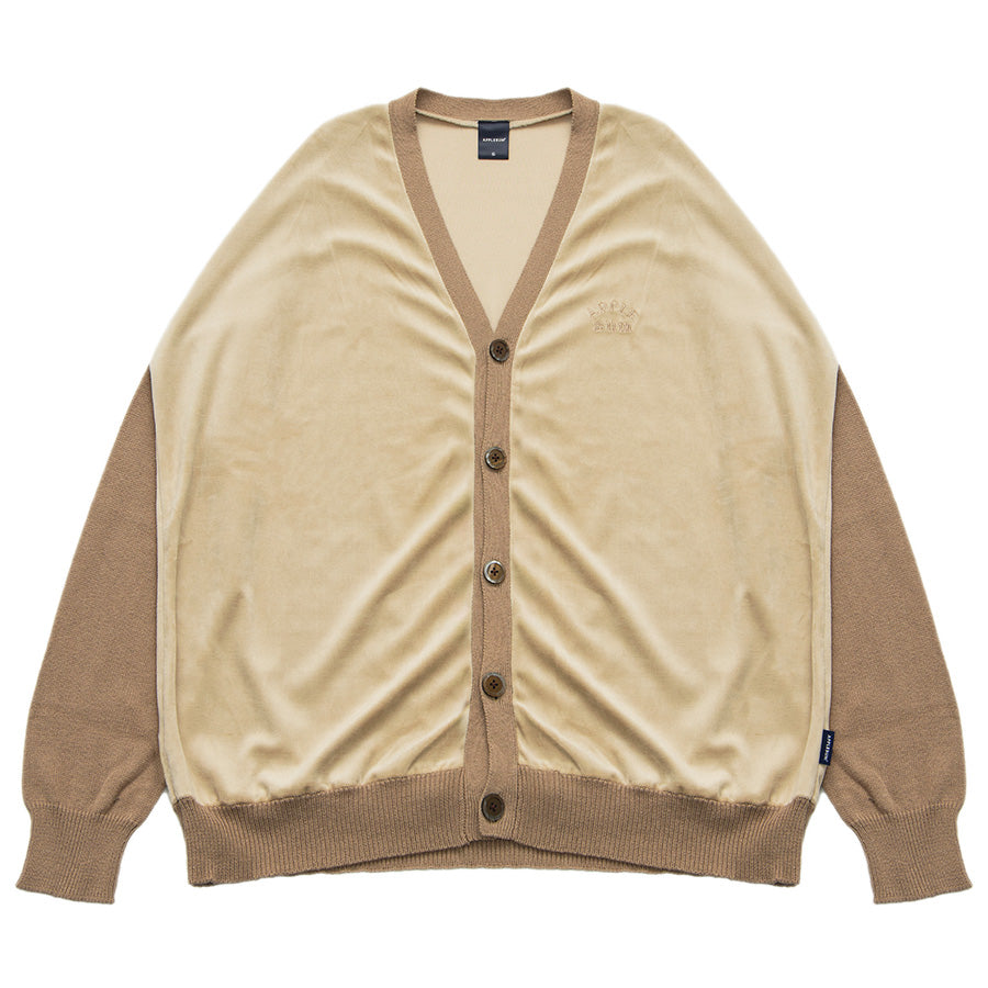 APPLEBUM ( アップルバム ) VELOR KNIT CARDIGAN カーディガン