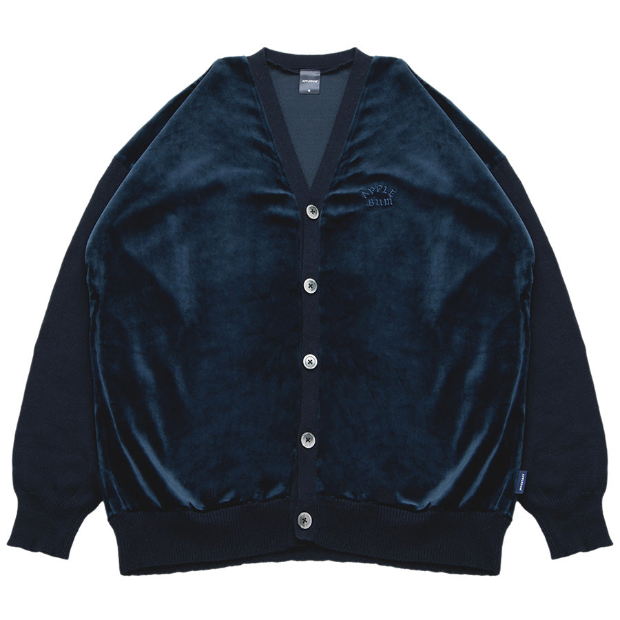 APPLEBUM ( アップルバム ) VELOR KNIT CARDIGAN カーディガン
