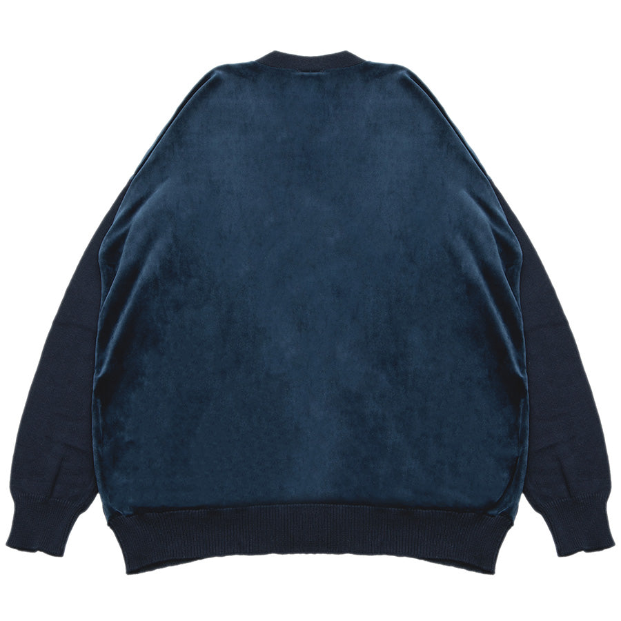APPLEBUM ( アップルバム ) VELOR KNIT CARDIGAN カーディガン