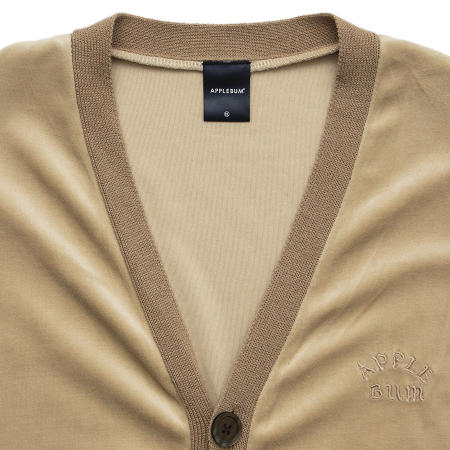 APPLEBUM ( アップルバム ) VELOR KNIT CARDIGAN カーディガン