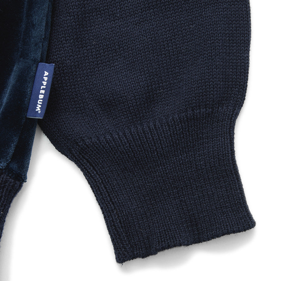 APPLEBUM ( アップルバム ) VELOR KNIT CARDIGAN カーディガン
