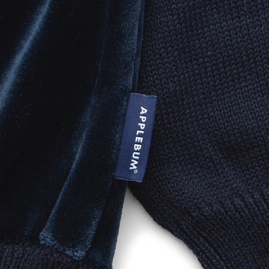 APPLEBUM ( アップルバム ) VELOR KNIT CARDIGAN カーディガン