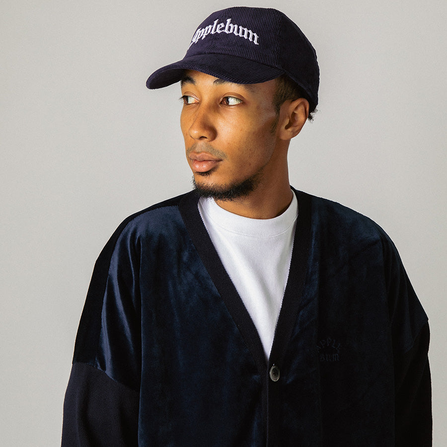 APPLEBUM ( アップルバム ) VELOR KNIT CARDIGAN カーディガン