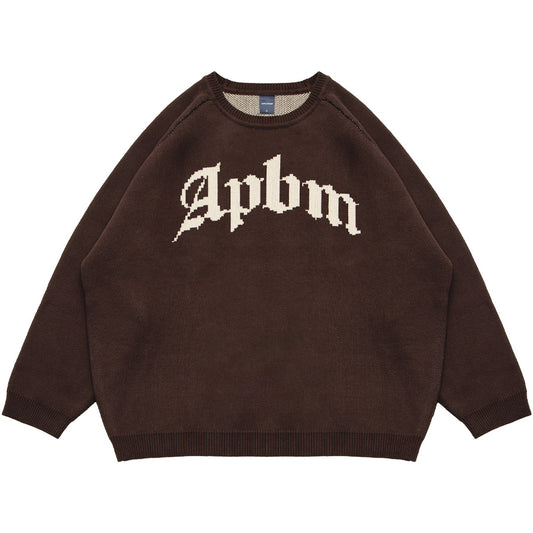 APPLEBUM ( アップルバム ) APBM KNIT SWEATER コットンニット セーター