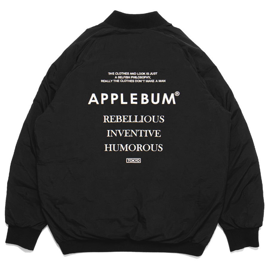 APPLEBUM ( アップルバム ) LIGHT MA-1 JACKET ボンバージャケット