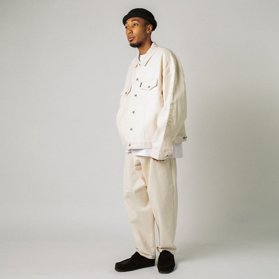 APPLEBUM ( アップルバム ) LOOSE COLOR STRETCH JACKET トラッカージャケット