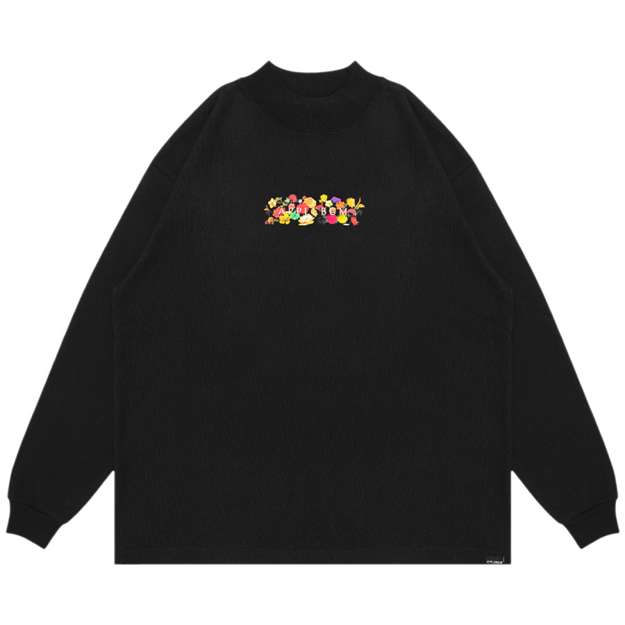 APPLEBUM アップルバム 長袖tシャツ ロンt ブラック ワン