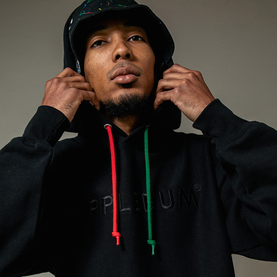 APPLEBUM ( アップルバム ) BLACK LOGO SWEAT PARKA プルオーバー パーカー