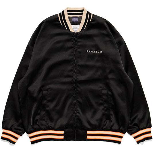 APPLEBUM ( アップルバム ) SPRING STADIUM JACKET サテン スタジアムジャケット