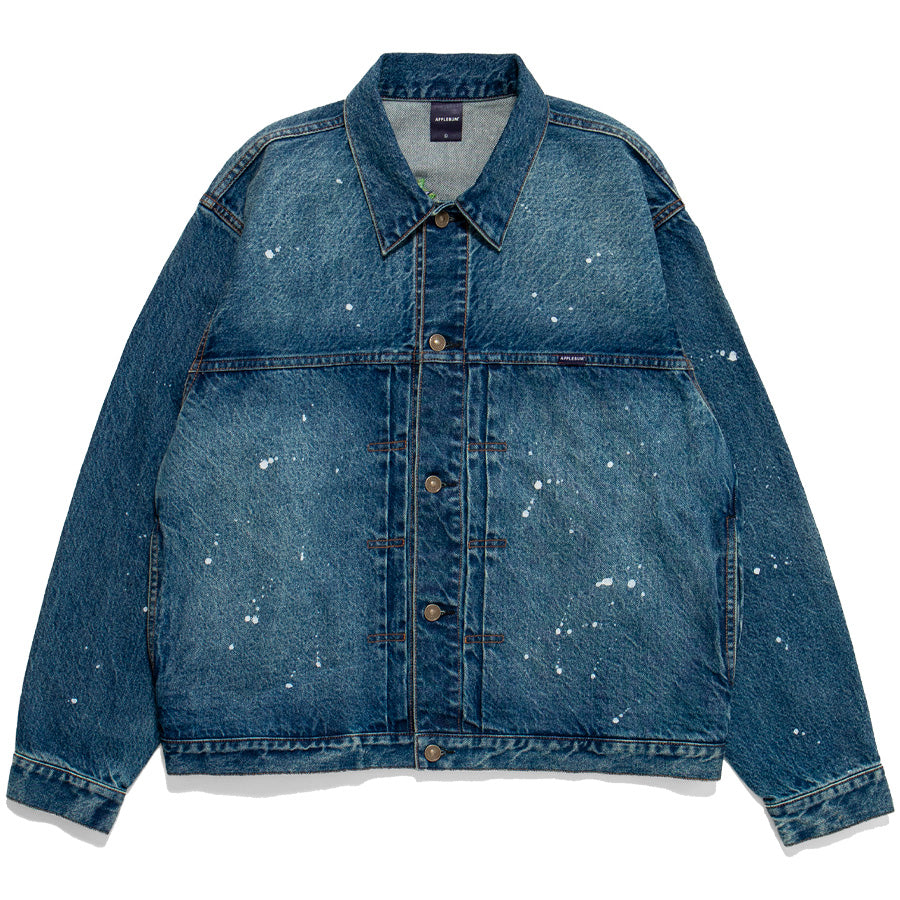APPLEBUM ( アップルバム ) APPLE BLOSSOM LOGO DENIM JACKET ジージャン デニムジャケット