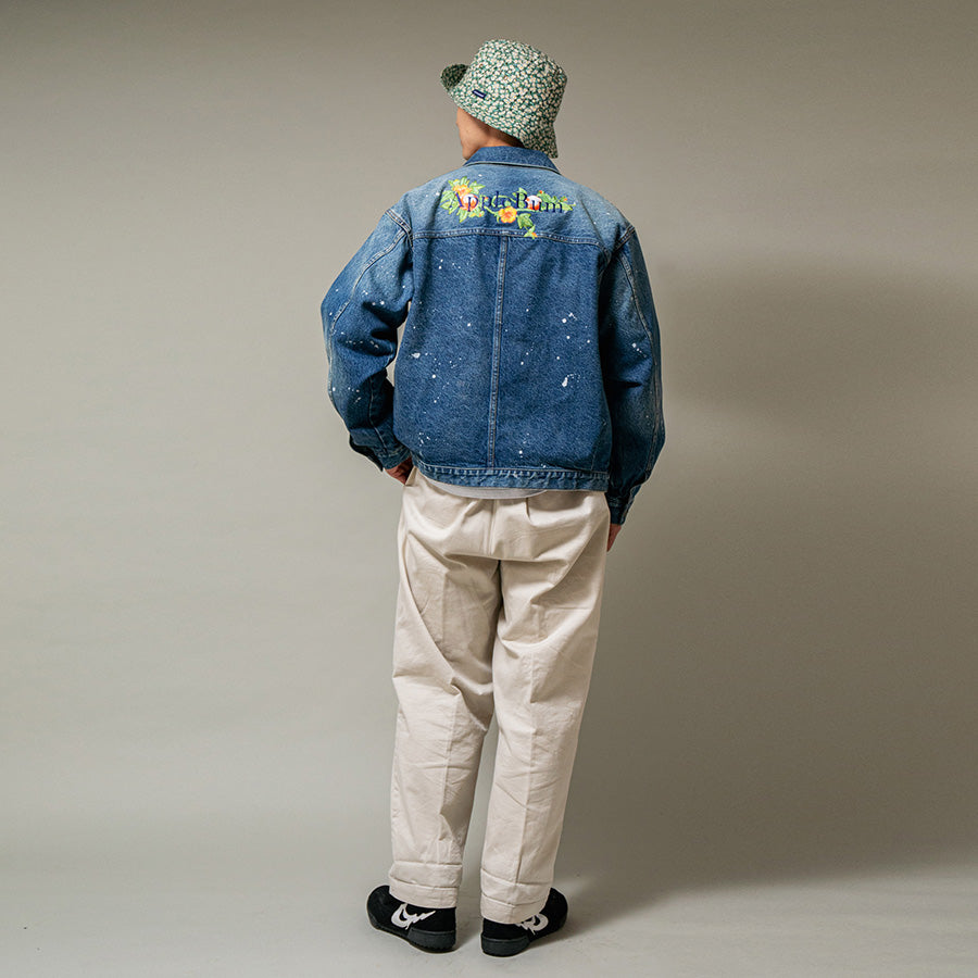 APPLEBUM ( アップルバム ) APPLE BLOSSOM LOGO DENIM JACKET ジージャン デニムジャケット