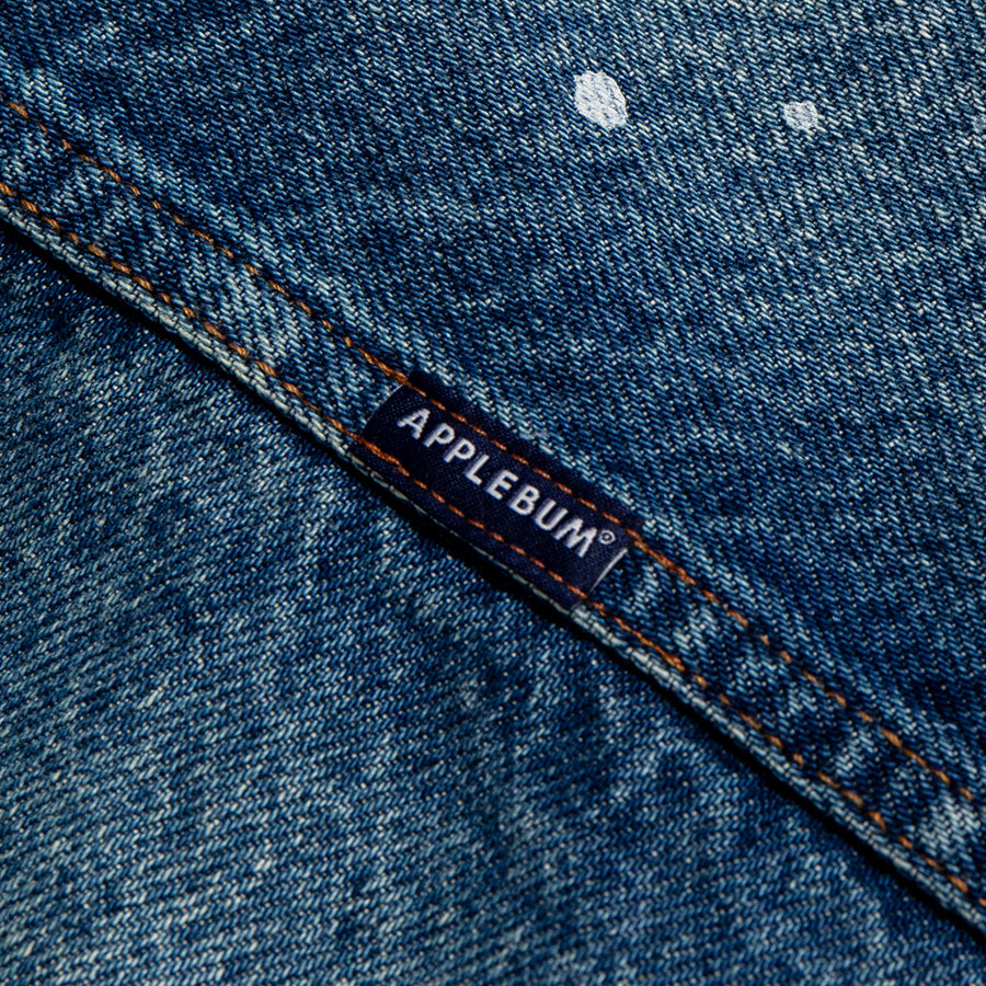 APPLEBUM ( アップルバム ) APPLE BLOSSOM LOGO DENIM JACKET ジージャン デニムジャケット