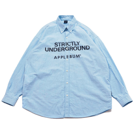 APPLEBUM ( アップルバム ) PRINT OX BD SHIRT オックスフォード ボタンダウンシャツ