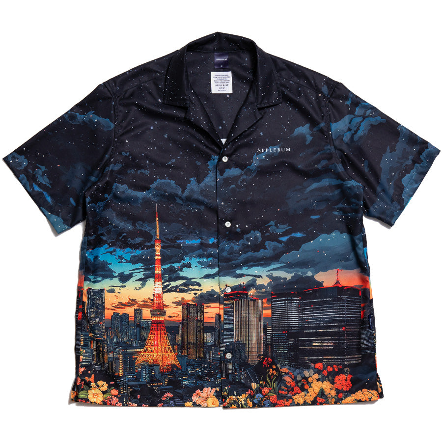 APPLEBUM ( アップルバム ) TOKYO SUNSET ALOHA SHIRT 開襟シャツ