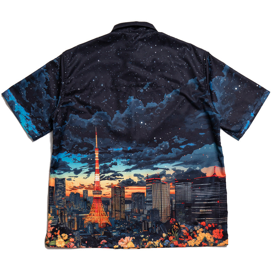 APPLEBUM ( アップルバム ) TOKYO SUNSET ALOHA SHIRT 開襟シャツ