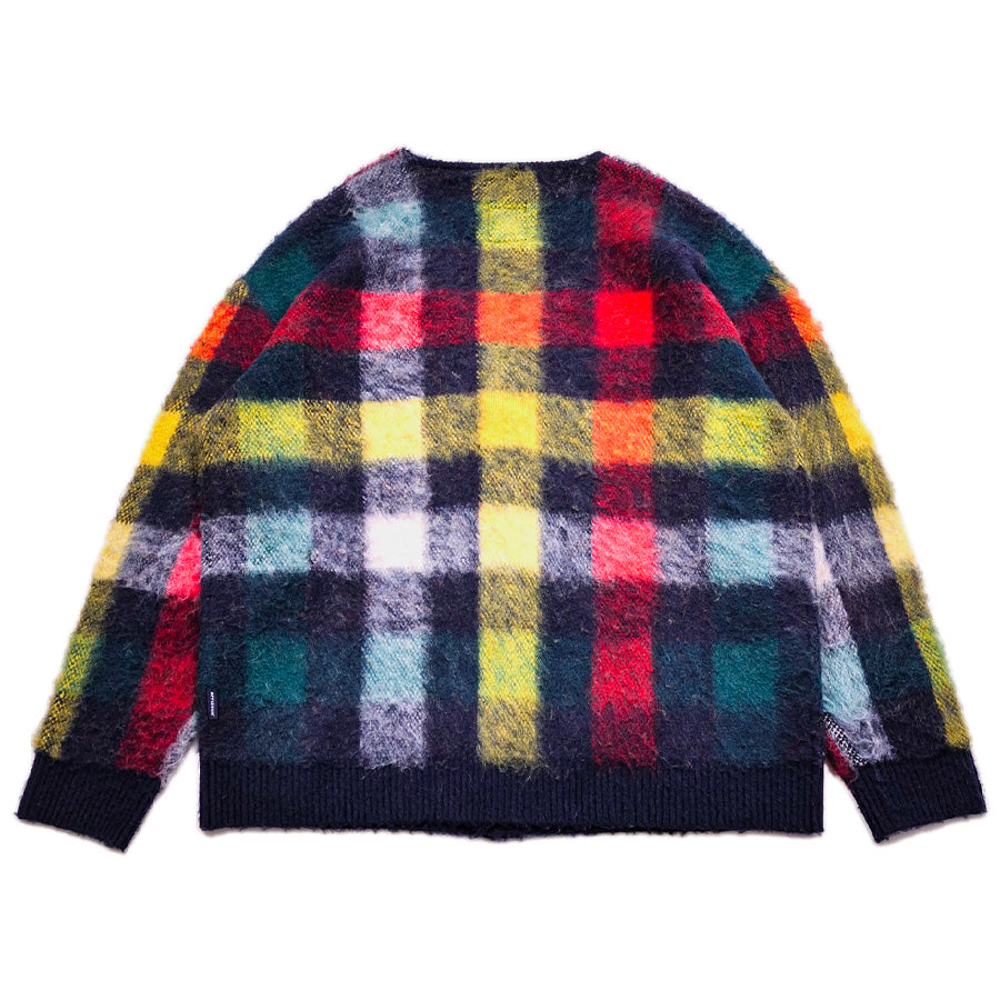 APPLEBUM ( アップルバム ) CHECK KNIT CARDIGAN ニット カーディガン