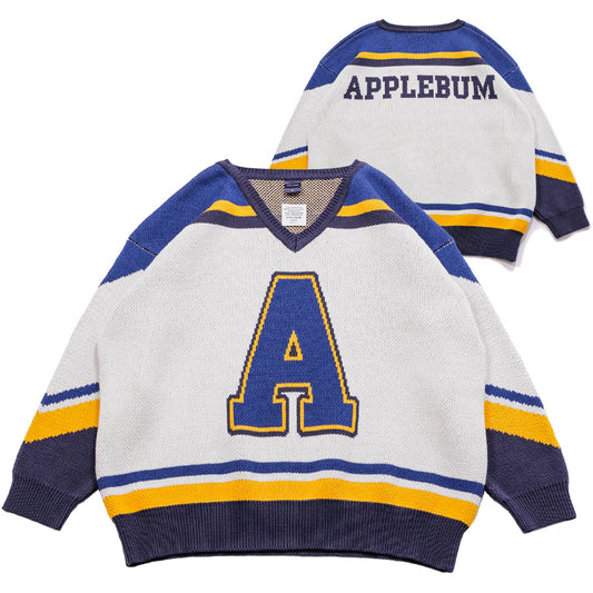 APPLEBUM ( アップルバム ) HOCKEY JERSEYS KNIT SWEATER ホッケージャージー ニット セーター