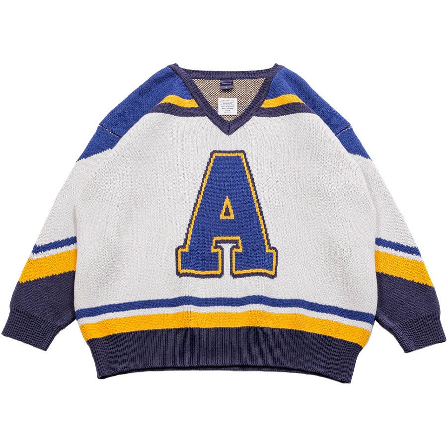 APPLEBUM ( アップルバム ) HOCKEY JERSEYS KNIT SWEATER ホッケージャージー ニット セーター