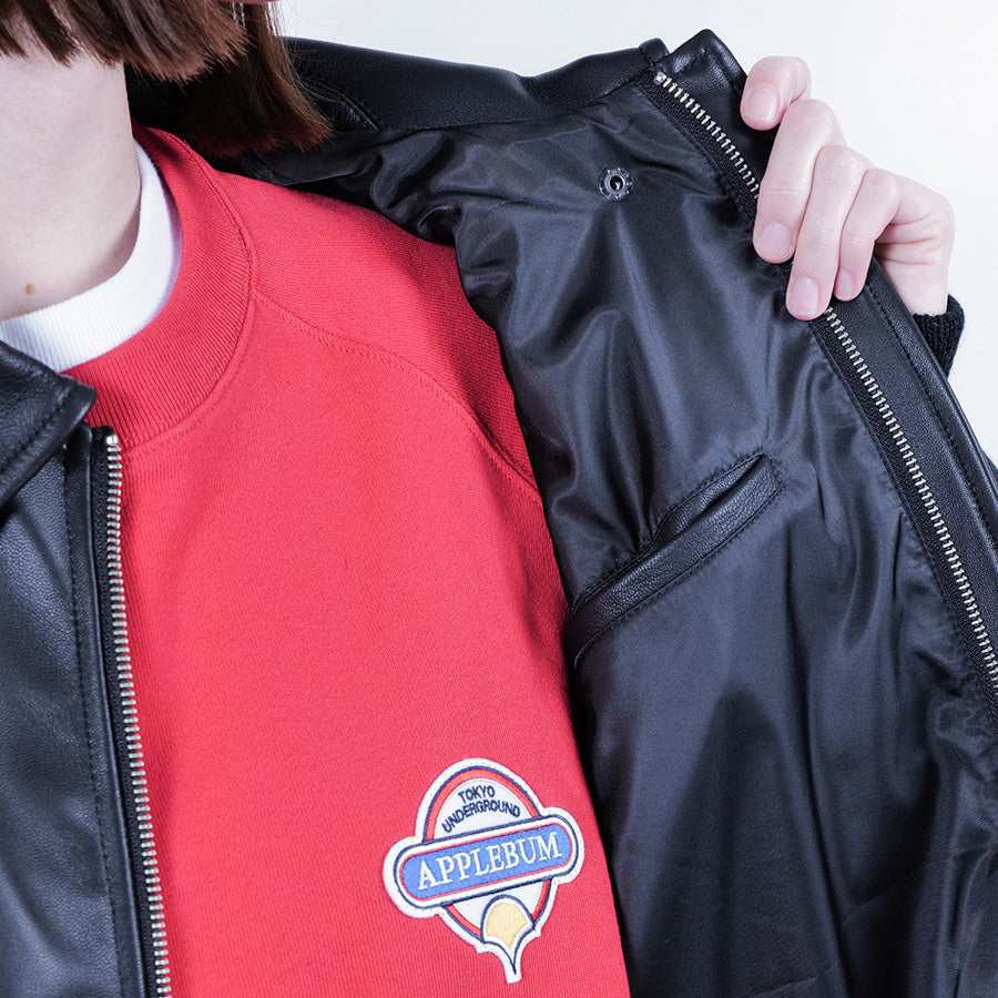 APPLEBUM ( アップルバム ) A-2 LEATHER JACKET レザージャケット ラムレザー
