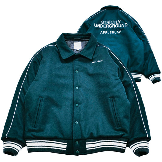 APPLEBUM ( アップルバム ) COLLARED MELTON STADIUM JACKET スタジャン