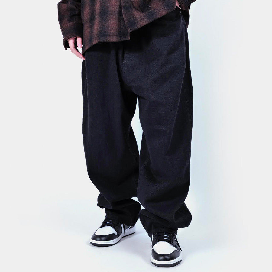 APPLEBUM ( アップルバム ) SELENA WIDE TAPERED DENIM PANTS デニムパンツ ワイドシルエット