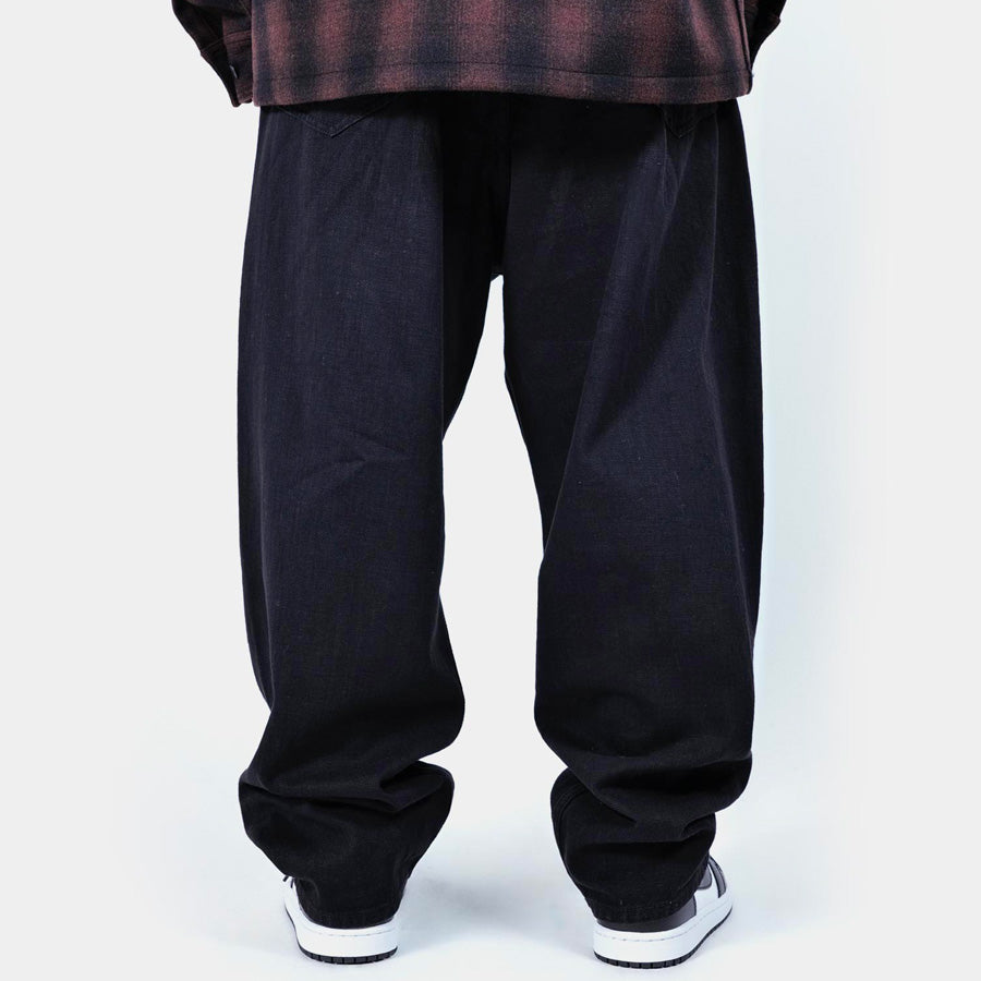 APPLEBUM ( アップルバム ) SELENA WIDE TAPERED DENIM PANTS デニムパンツ ワイドシルエット