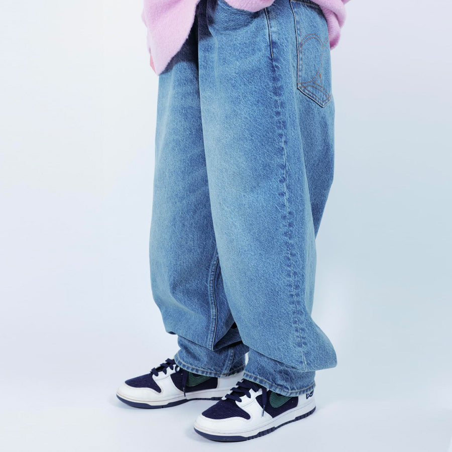 APPLEBUM ( アップルバム ) SELENA WIDE TAPERED DENIM PANTS デニムパンツ ワイドシルエット