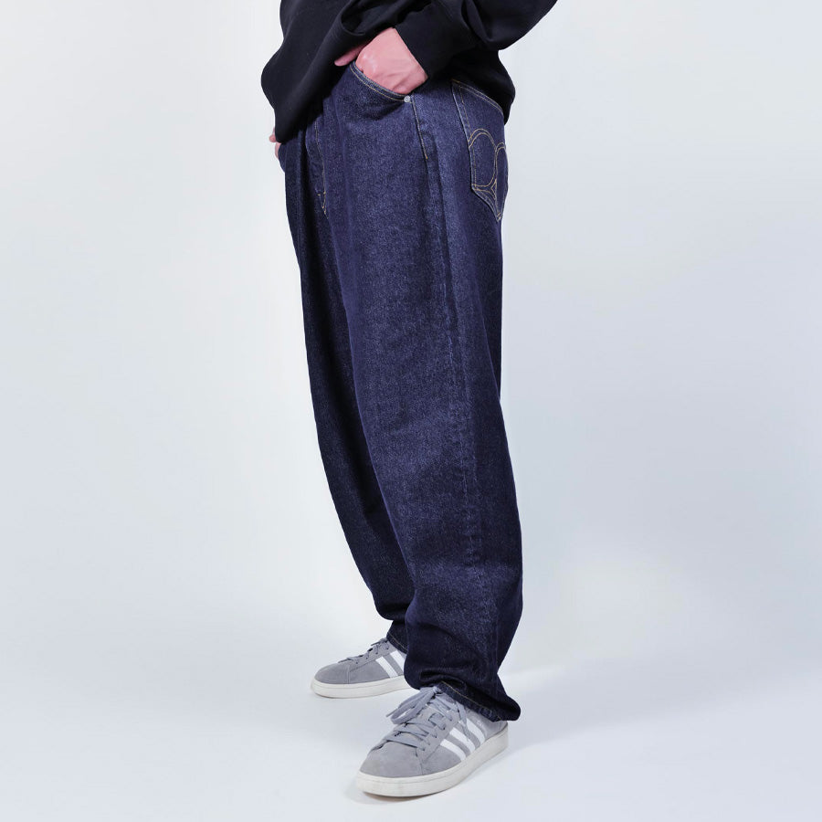APPLEBUM ( アップルバム ) SELENA WIDE TAPERED DENIM PANTS デニムパンツ ワイドシルエット