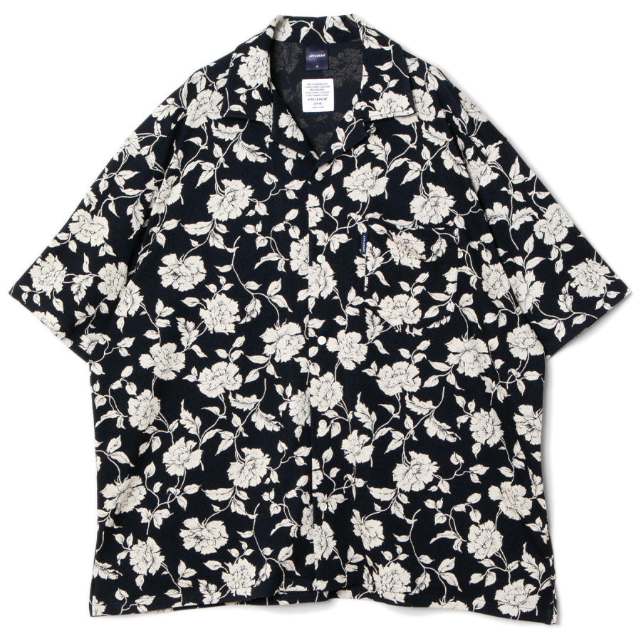 APPLEBUM（アップルバム）Chirimen Knit Aloha Shirt アロハシャツ
