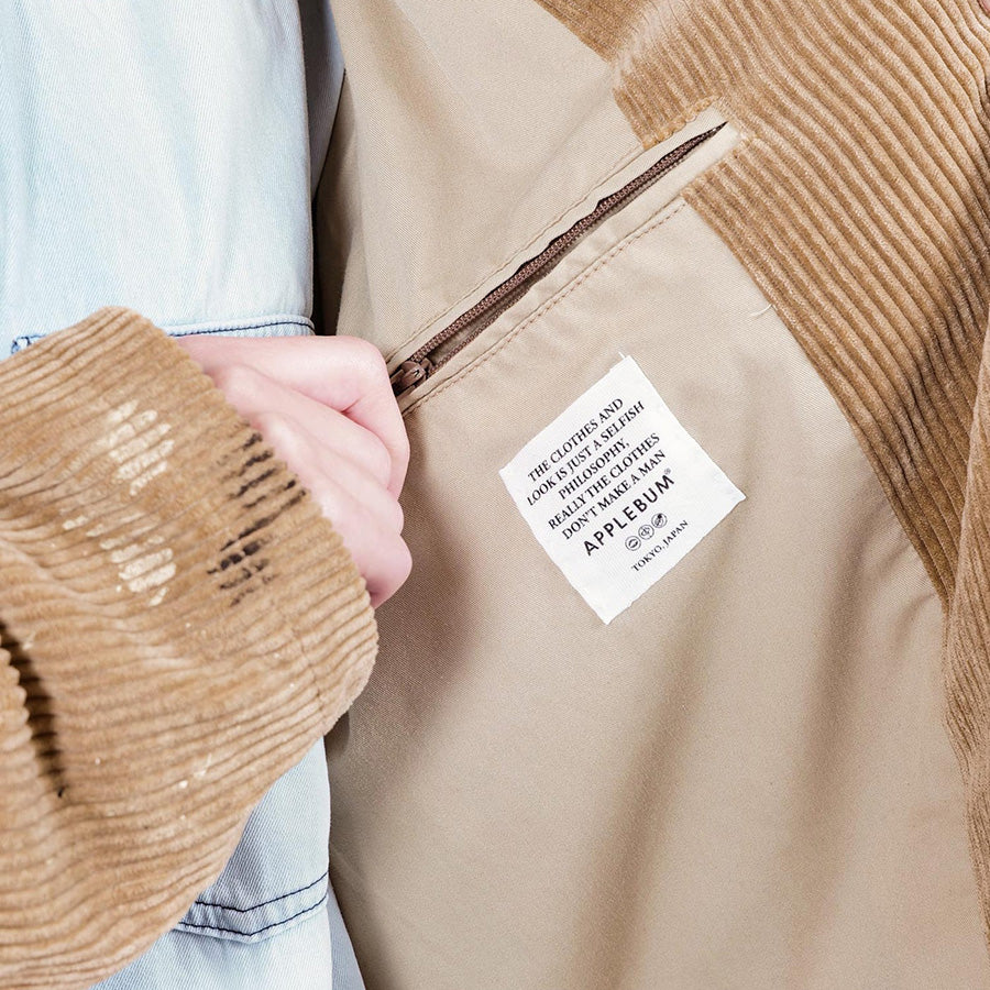 APPLEBUM 内ポケット ディテール ベージュ