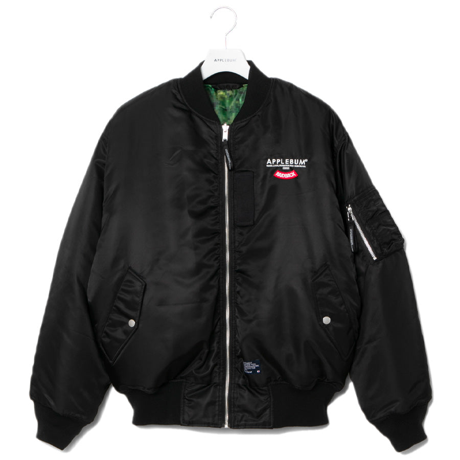 APPLEBUM × raidback fabric (アップルバム) PIXEL CAMO MA-1
