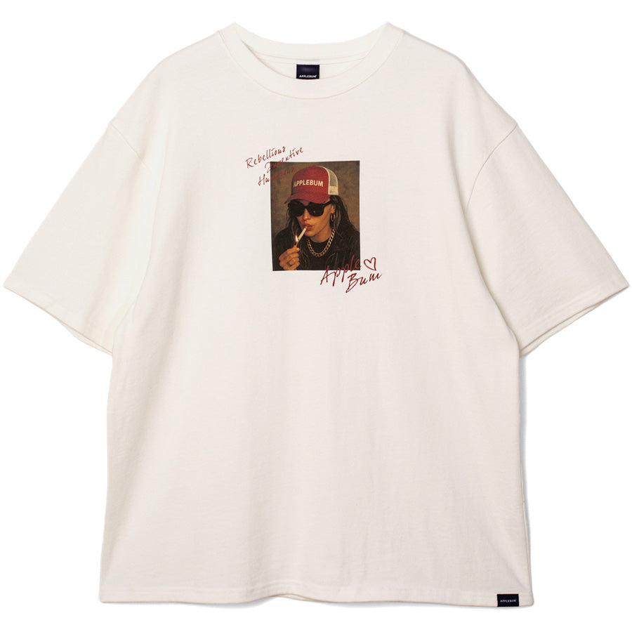 APPLEBUM ( アップルバム ) CHAKKA T-SHIRT プリント ナチュラル