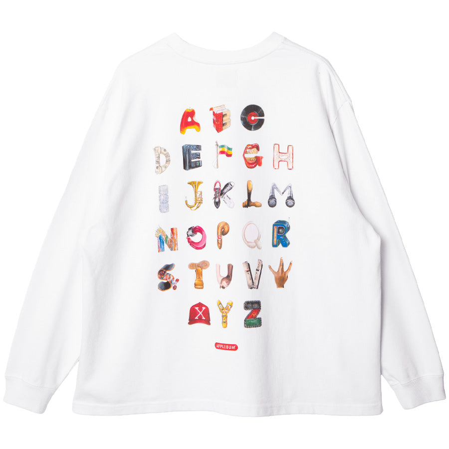 APPLEBUM ( アップルバム ) ALPHABET L/S T-SHIRT ロングスリーブTシャツ