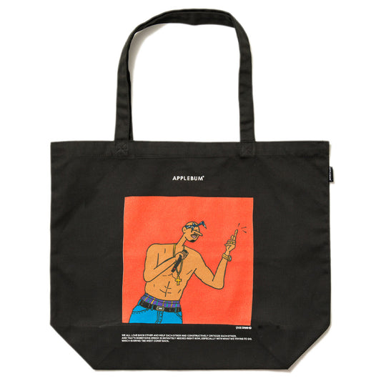 APPLEBUM × JUTA SVOGG ( アップルバム × ジュータ スボグ ) THUG LIFE TOTE BAG コラボレーション トートバッグ