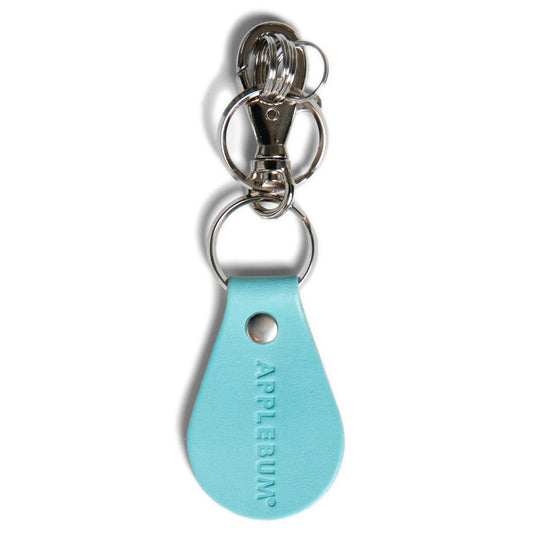 APPLEBUM レザーキーリング ブルー 正面平置き