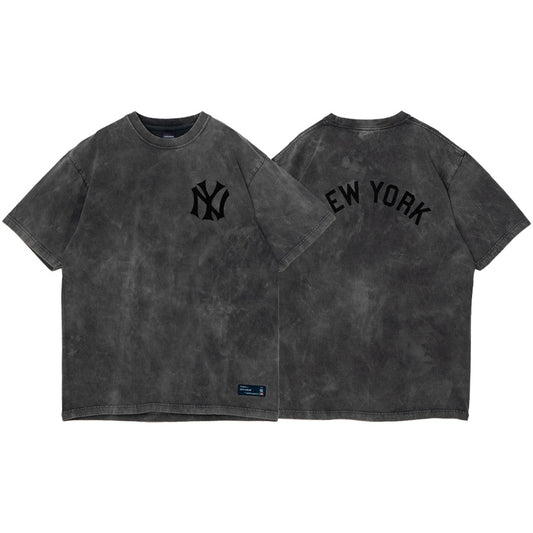 APPLEBUM NY YANKEES DAMAGE T-SHIRT ヴィンテージブラック 表裏 ML2621103Y