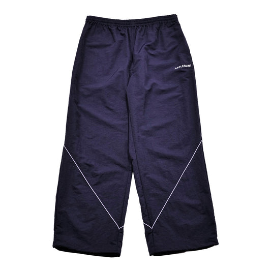 APPLEBUM Nylon Track Pants ネイビー 正面