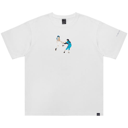 APPLEBUM × TAMANIWA ( アップルバム × タマニワ ) THE HIP ATTACK T-SHIRT 6.2oz Tシャツ