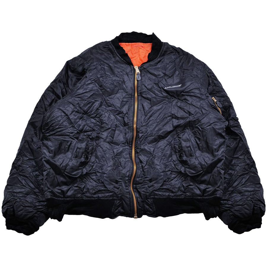 アップルバム　バンダナ柄　MAー1 XL APPLEBUM | アップルバム Wrinkled MA-1 Jacket リバーシブル
