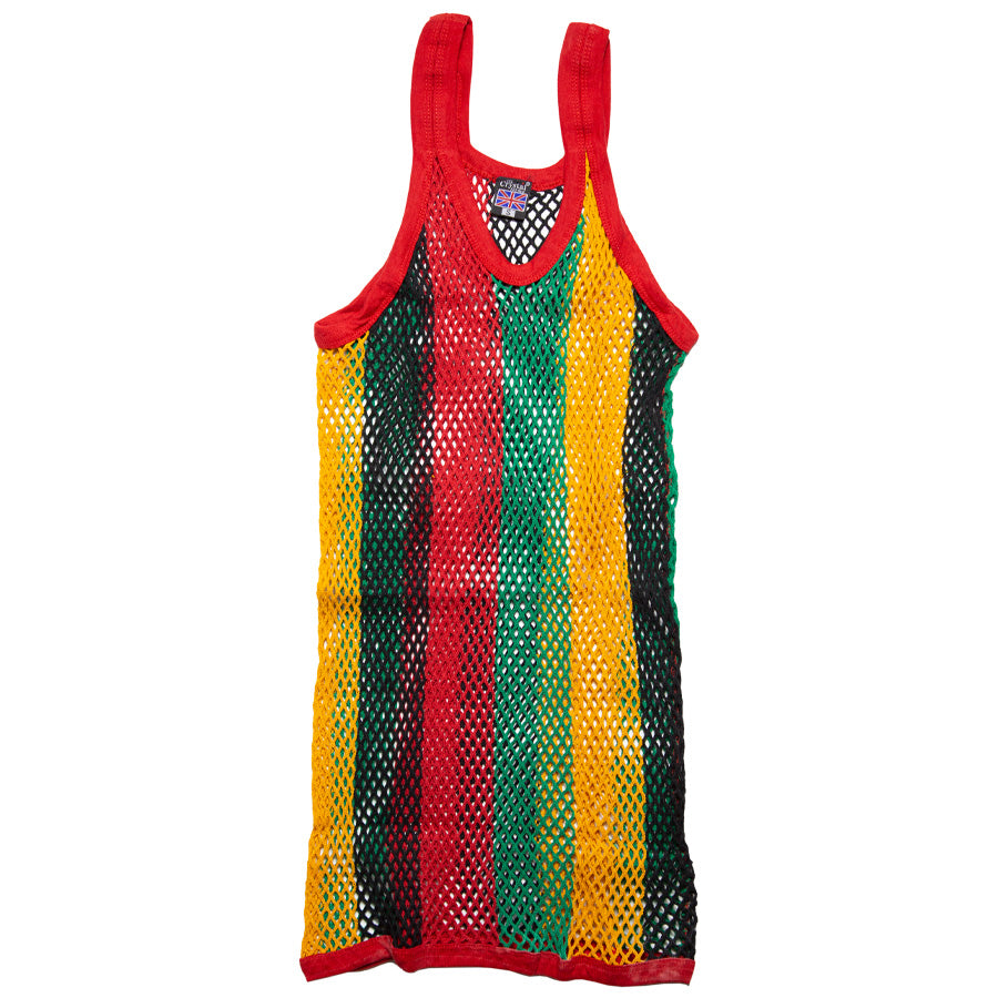 CRYSTAL The Original English Mesh Vest ( STRING VEST ) アミシャツ