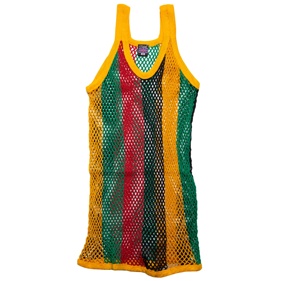 CRYSTAL The Original English Mesh Vest ( STRING VEST ) アミシャツ
